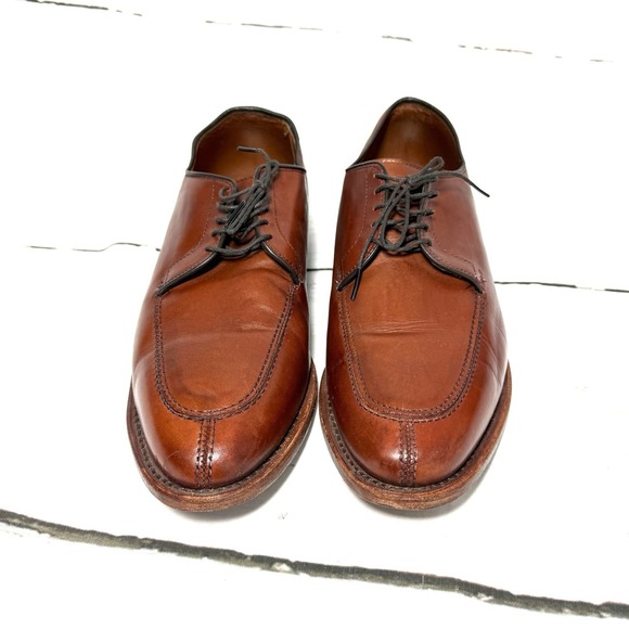 Allen Edmonds Lasalle Shoes Men\'s 11.5D Brown Oxfords Leather Slip Toe main image 8